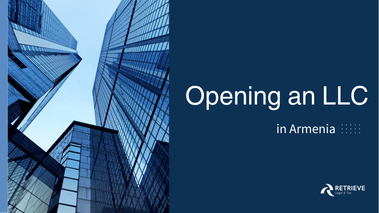 Setting Up a Company in Armenia